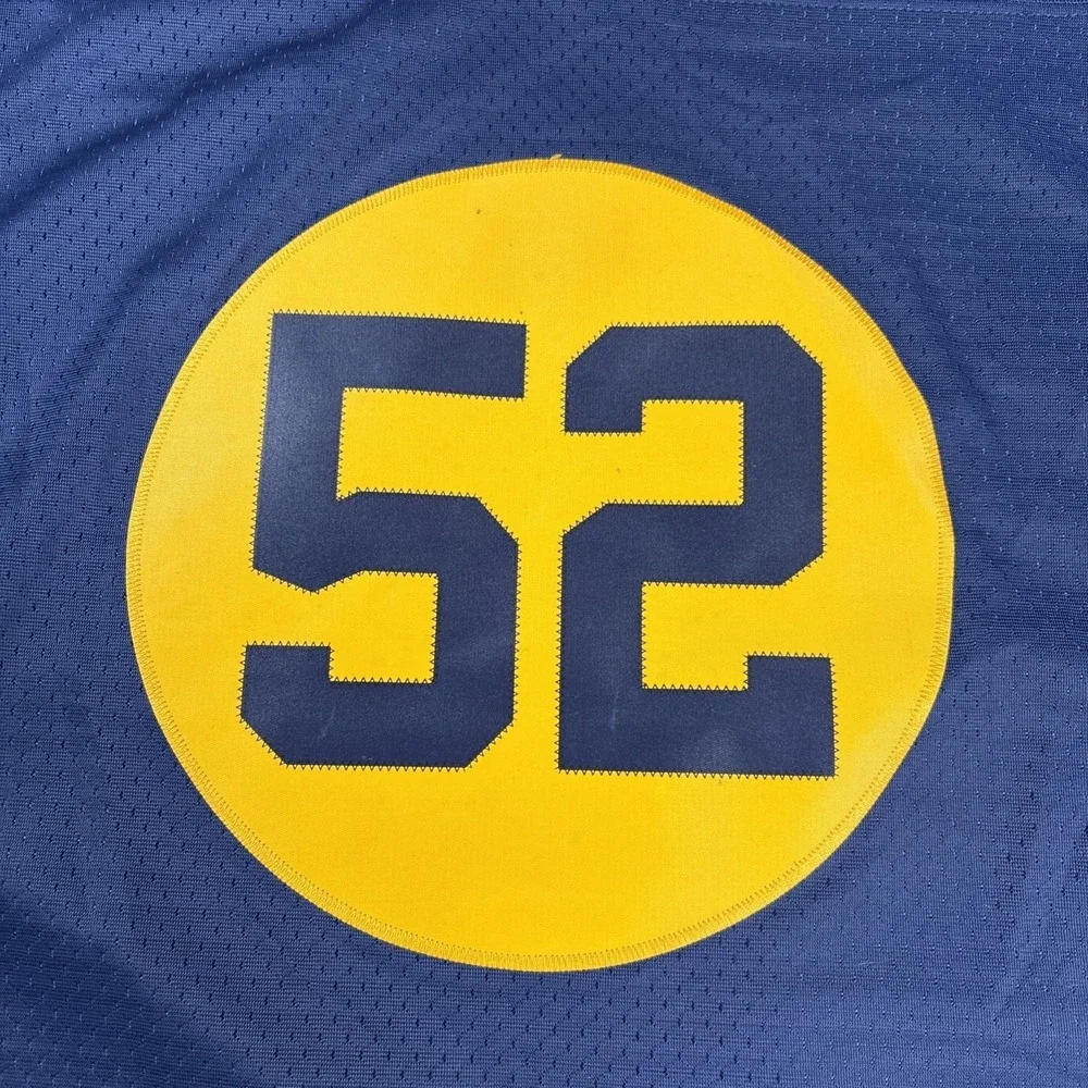 Clay Matthews 52 Green Bay Packers NFL Reebok Jersey Retro‎ Acme Blue Size Small